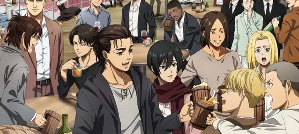 Nova arte de Attack on Titan celebra o final do anime