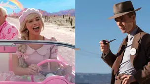 'Barbie' e 'Oppenheimer' (Foto: Warner Bros/Universal Pictures/Divulgação)