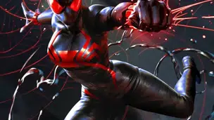 Fusão entre Viúva Negra e simbionte de Venom (Foto: Reprodução/Marvel)