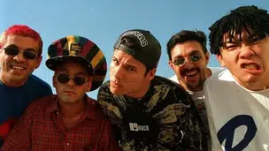 Banda Mamonas Assassinas, em foto tirada na década de 1990 (Foto: Divulgação)