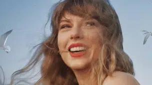 Detalhe da capa do 1989(Taylor's Version) (Foto: Reprodução Instagram)