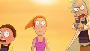 Detalhe do pôster da sétima temporada de Rick and Morty (Foto: Reprodução)