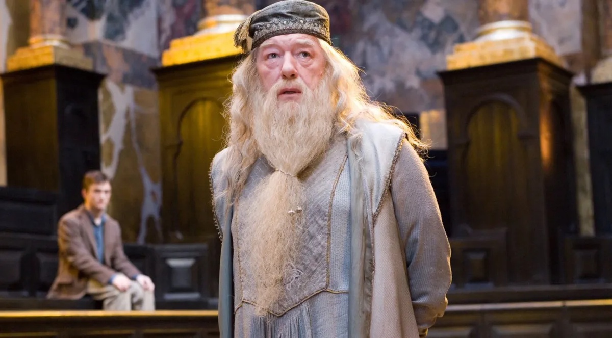 Michael Gambon como 'Dumbledore' em Harry Potter