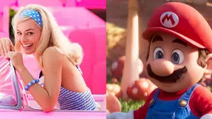 "Barbie" e "Super Mario Bros" (Foto: Divulgação) "Barbie" e "Super Mario Bros" (Foto: Divulgação)