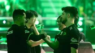 Equipe da LOUD na final do CBLOL (Foto: CBLOL/Divulgação)