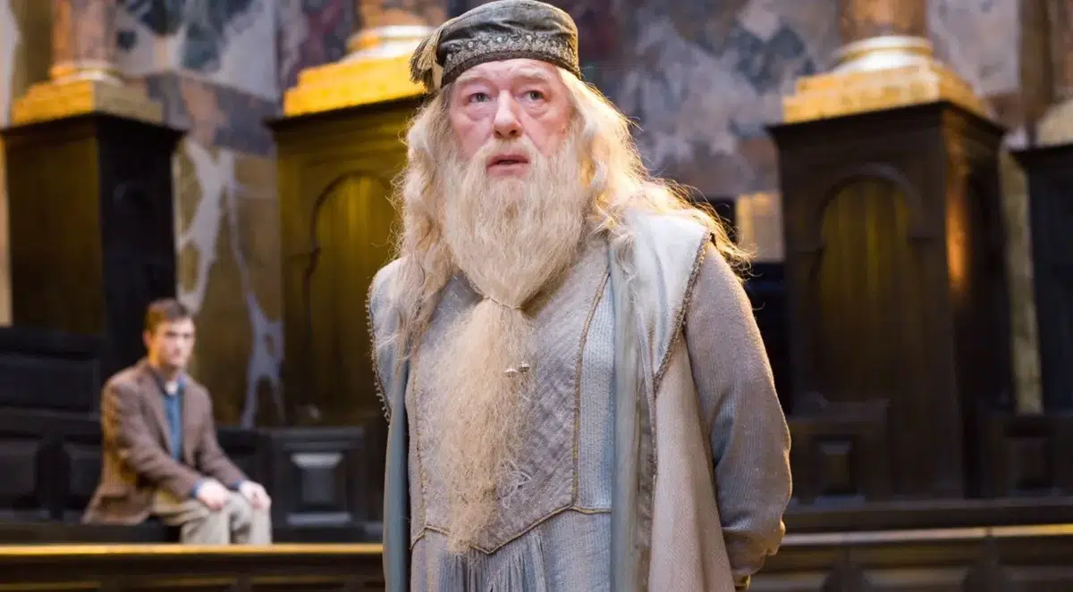 Michael Gambon como 'Dumbledore' em Harry Potter (Foto: Warner Bros/Divulgação)