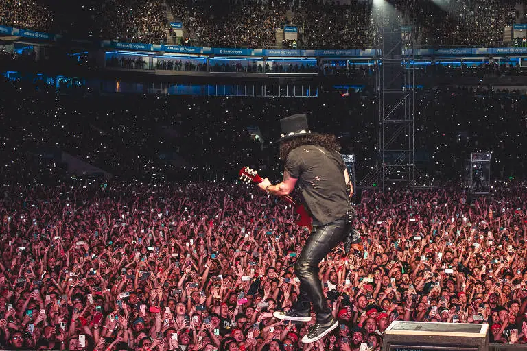 Guns N’ Roses no Allianz Parque em 2025 (Foto: Divulgação/Instagram Allianz Parque)