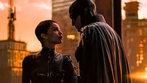 Zoe Kravitz & Robert Pattinson em 'The Batman' (Foto: Divulgação)
