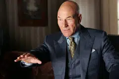 
                                        Patrick Stewart no papel de "Professor Xavier" (Foto: Divulgação)