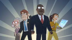 Rick & Morty / Presidente Curtis (Foto: Reprodução/Adult Swim)